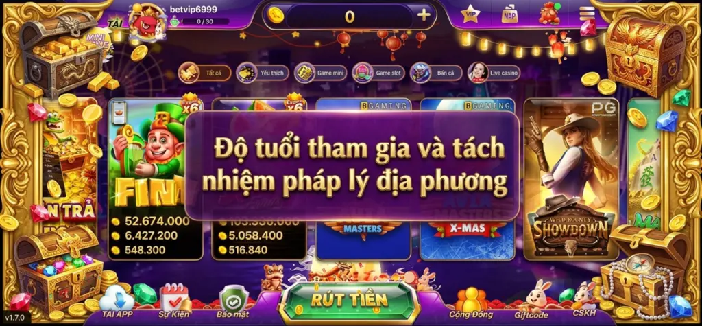 Độ Tuổi Miễn Trừ Trách Nhiệm Betvip