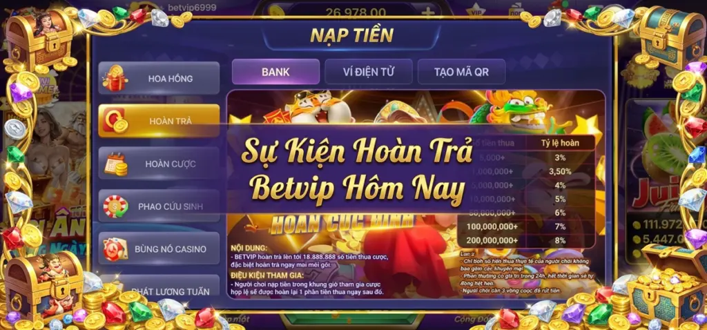 Sự Kiện Hòa Trả Betvip