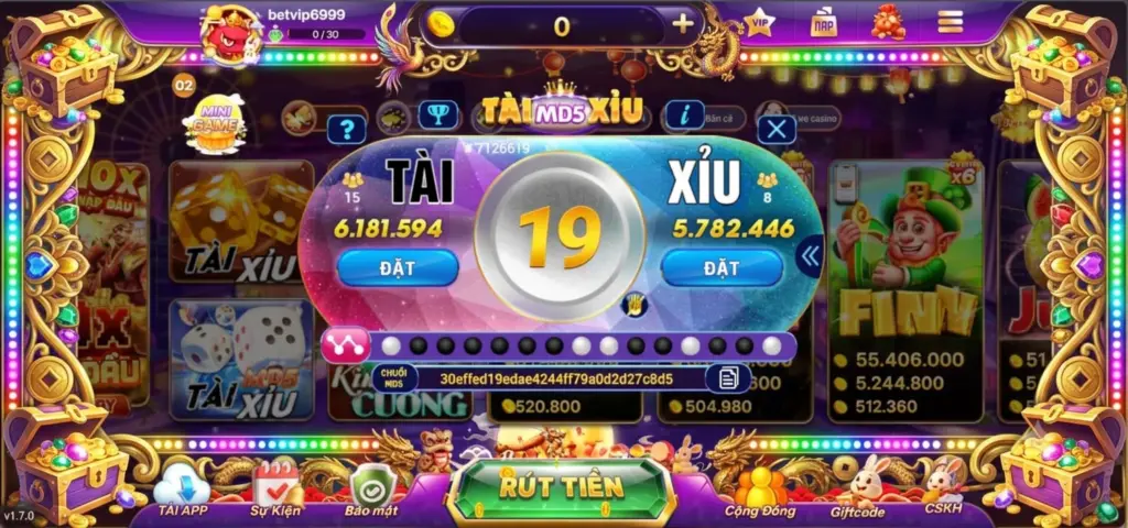 Tài Xỉu MD5 Betvip