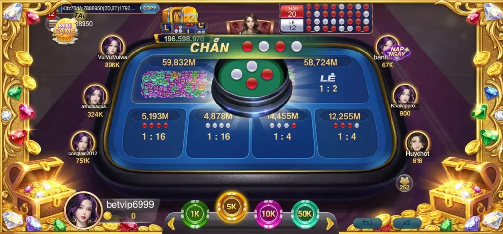Xóc đĩa betvip